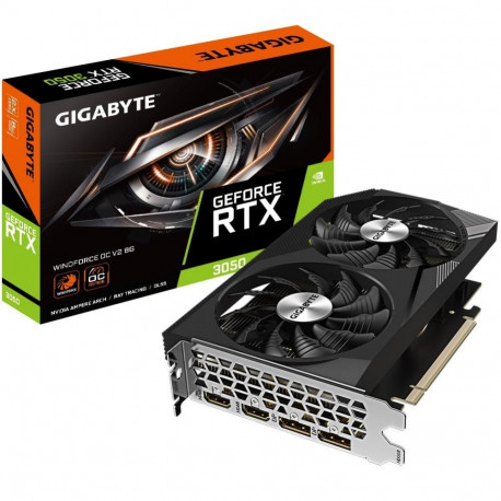 Gigabyte Graphics Card||NVIDIA GeForce RTX 3050|8 GB|GDDR6|128 bit|PCIE 4.0 16x|Memory 14000 MHz|2xH