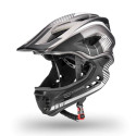 Rockbros Rockbros TT-32SBTG-S children's bicycle helmet with removable chinbar, size S - gray