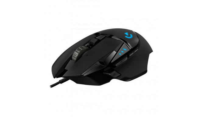 Logitech G502 Hero Wired Gaming Mouse, Black