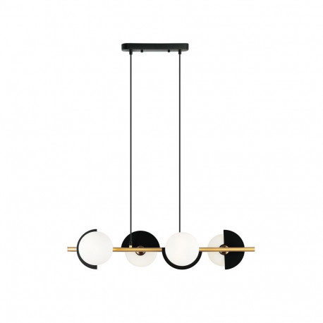 Darcy G9 4X25W must/kuldne rippvalgusti