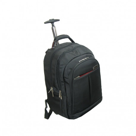 PLATINET LUCKYSKY CITY ROLLER LAPTOP BACKPACK TROLLEY CITY LAPTOP BACKPACK WITH WHEELS AND METAL LOG