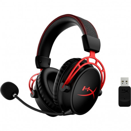 HyperX Cloud Alpha must-punane juhtmevaba peakomplekt