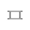 OPEN RACK 19" 22U 600X800 GREY LANBERG