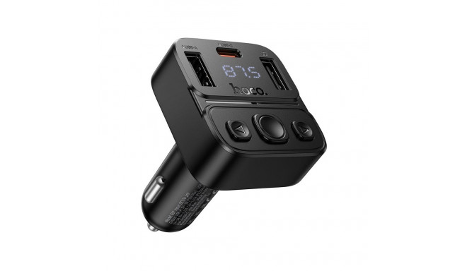 Car transmitter bluetooth Hoco USB A + USB C QC PD 35W E87 black