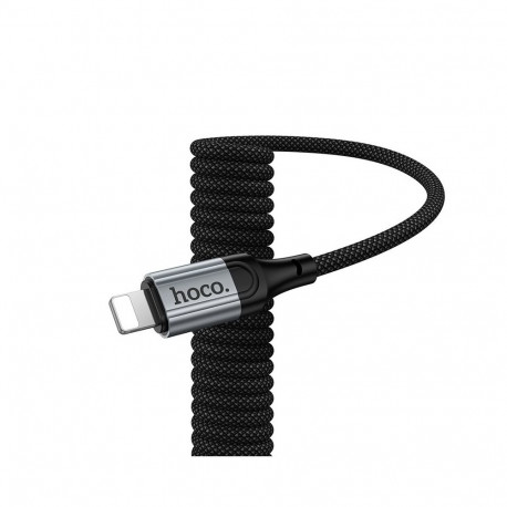 Cable USB A to Lightning Hoco PD 2,4A 1,5 m X121 black