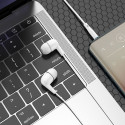 HOCO wire earphones Jack 3,5 mm with microphone M97 white