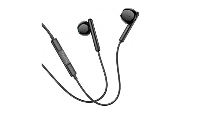 Wire earphones USB C Hoco M93 black