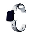 3mk Silicone Watch Strap for Apple Watch 42 / 44 / 45 / 49 mm - white