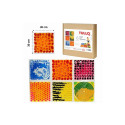 Tullo Sensory path – textured sensory tiles with liquid, 6 pcs.