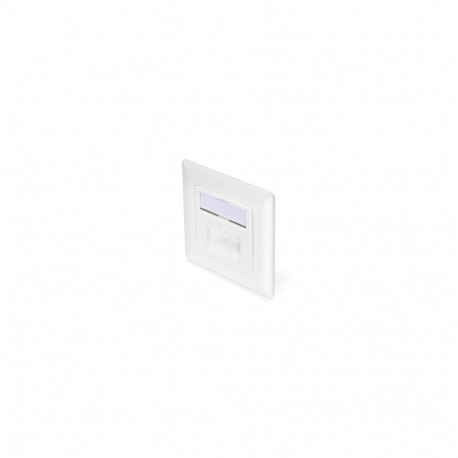 Digitus CAT 6A class EA network socket, design-compatible, shielded, flush-mounted