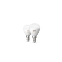 Philips Hue White and colour ambience Lustre – E14 smart bulb – (2-pack)