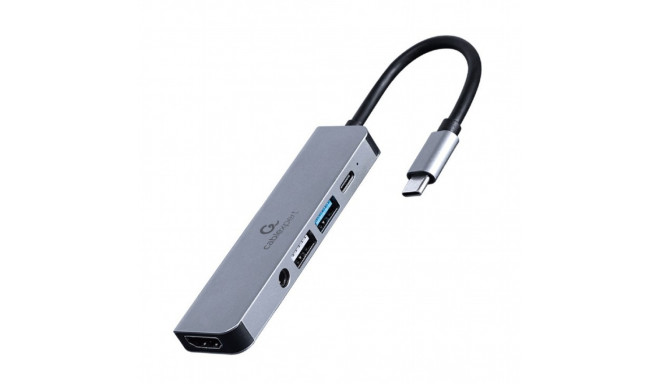 Adapter USB-C 5in1, PD, HDMI, Audio, USB 3.1, USB 2.0