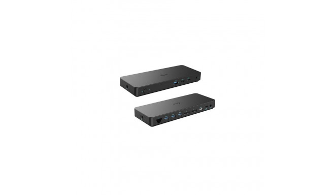 i-tec USB-C kolmik 4K ekraan dokk Gen 2 Pro 2x DP 1x HDMI LAN audio toiteedastus 100W