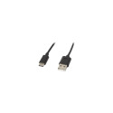 Lanberg USB Type-A – USB Type-C 2.0 kaabel, 1.8 m | CA-USBO-10CC-0018-BK | USB Type-A – USB Type-C