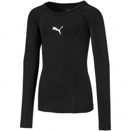 Puma laste pikkade käistega särk Liga Baselayer Tee LS 655921 03 152cm, must