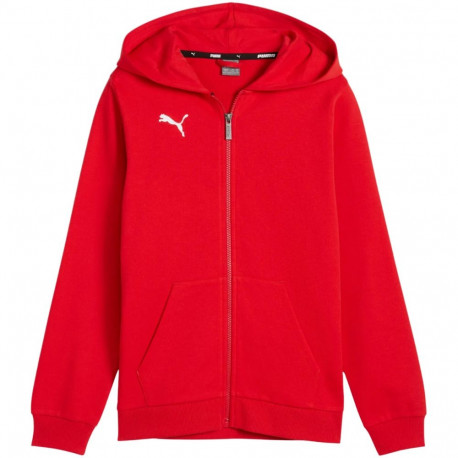 Puma laste kapuutsiga pusa teamGoal Casuals Hooded 658596 01 128cm, punane