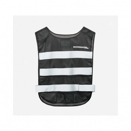 Helkurvest BOOKMAN Reflective Vest, must, M/L