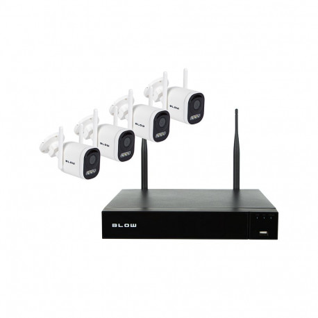 78-844# wifi valvekaamera komplekt blow 4x5mp ilma kettata bl-w5bp4/wifi