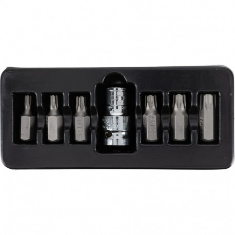 Torx-otsikute komplekt t25-t55, 7 tk, s2 proline