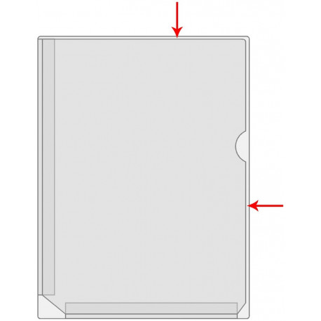 Kiletasku känguru L-tasku A4 Prolexplast