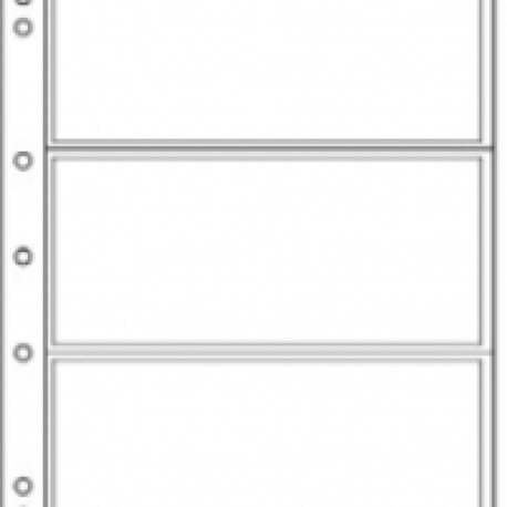 Vaheleht paberrahadele 3x 162x70mm NUMIS 3C 316522, 5lehte pakis,  Leuchtturm