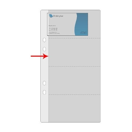 Visiitkaardi varutasku suur 10tk. komplektis