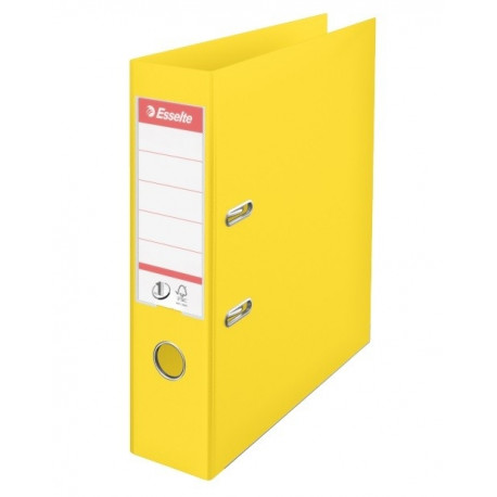 Registraator A4 75mm kollane PP Esselte No.1 Power Vivida