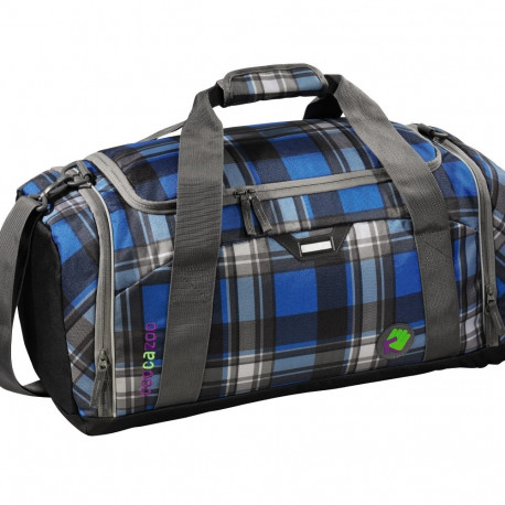 Spordikott suur Coocazoo SporterPorter Scottish Check, sinise-must ruuduline