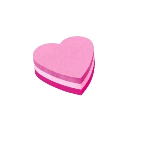 Märkmepaber iseliimuv Post-it 2007H süda, kuup 225lehte