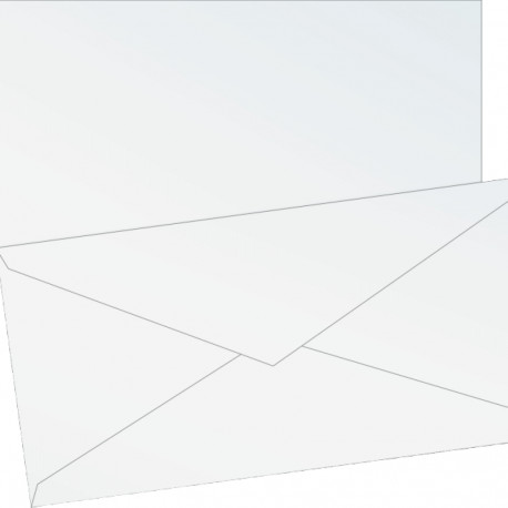 Ümbrik C65 (DL) 10tk. pakis, kreem, Brunnen