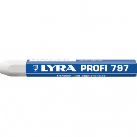 Marker Lyra markeerimiskriit valge, 12cmx12mm läbimõõt