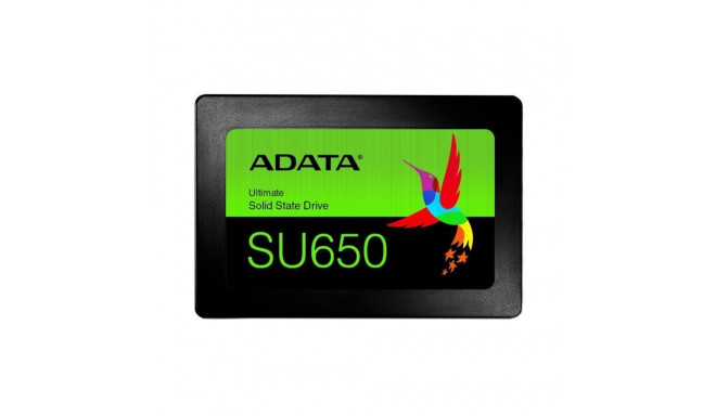 ADATA SSD||SU650|512GB|SATA 3.0|Write speed 450 MBytes/sec|Read speed 520 MBytes/sec|2,5"|TBW 140 TB