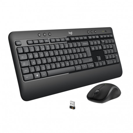 Logitech MK540 Advanced Keyboard and Mouse Set, Wireless, Mouse included, Batteries included, US, Wi