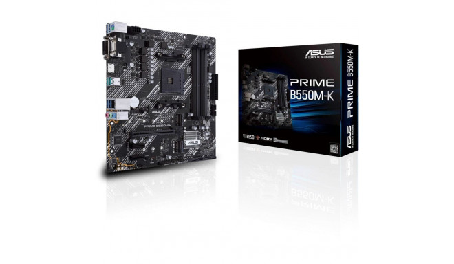 Asus PRIME B550M-K Memory slots 4, Processor family AMD, Micro ATX, DDR4, Processor socket AM4, Chip