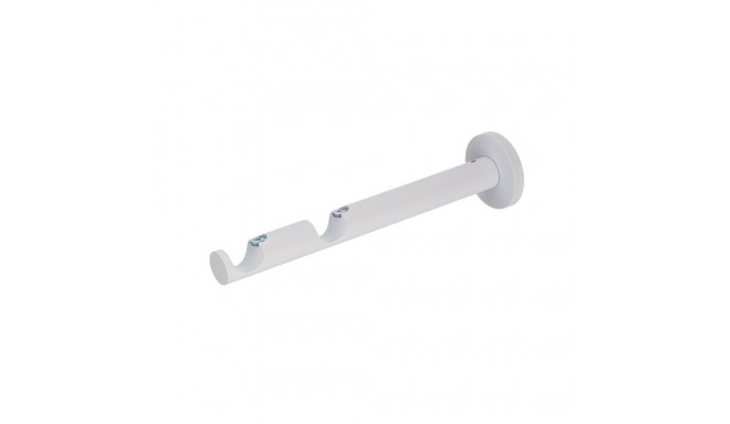 CURTAIN ROD BRACKET DOUBLE D19 M.WHITE