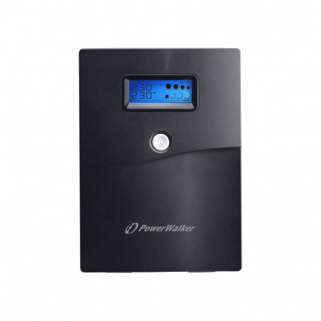 PowerWalker ups VI 3000 SCL schuko-pesadega, must