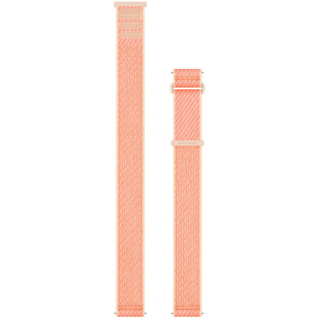 Garmin kellarihm Quick Release ComfortFit Fabric 20mm, coral/pink dawn
