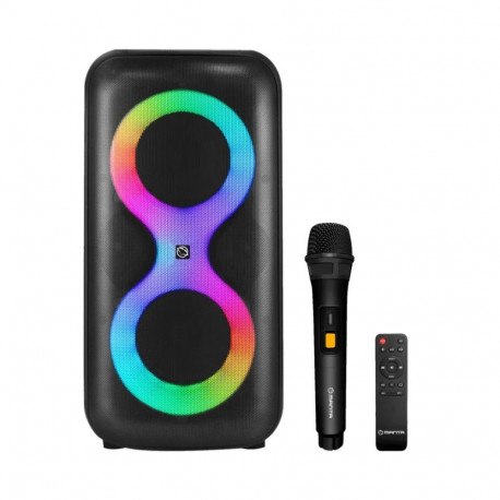 Manta SPK0401B100 ERIS Power Audio Karaoke Speaker, Black