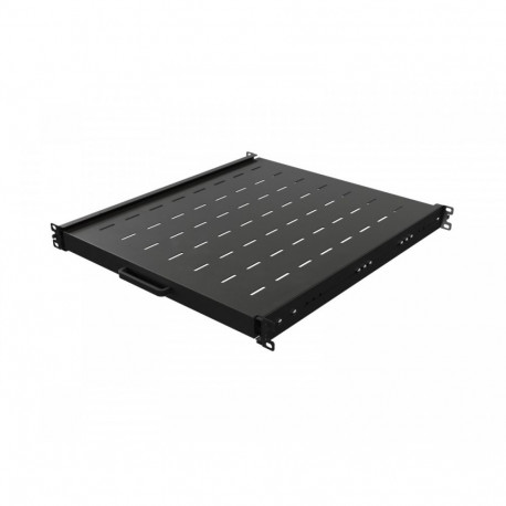 Sliding shelf for 19 inches rack cabinets 500mm black