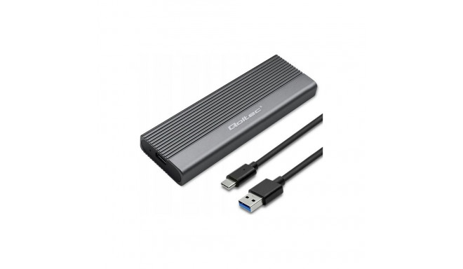 Qoltec hall M.2 SSD korpus SATA NGFF USB-C ülikiire 6Gb/s 2TB