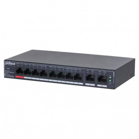 Switch|DAHUA|DH-SG4010P|Switch layer L2|10xRJ-45 ports|RJ-45 Ports Type Gigabit Ethernet (10/100/100