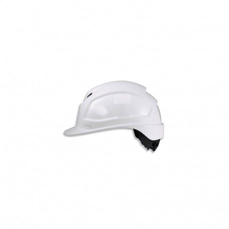 Safety helmet Pheos IES, White, variable ventilation, 55-61 cm. Safety glass adapter system, ratchet