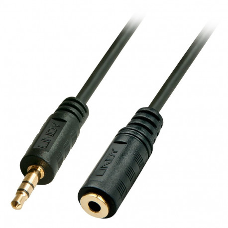 Audio Cable - LINDY Audio Extension Cable 3.5 mm Stereo, 3 m, Black