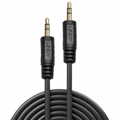 Audio Cable - LINDY Audio Cable 3.5 mm Stereo, 3 m, Black