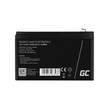Battery - Green Cell Agm46 8000 mAh 12 V