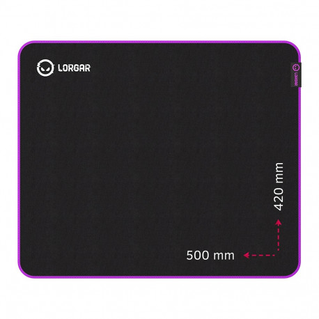 LORGAR Gaming Mouse Pad Main 315 Speed Black/Purple