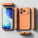 Kaitseümbris Silicone Magnetic, Apple iPhone 17 Pro, oranž, MagSafe ühilduv, Ringke