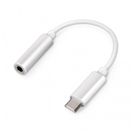 Setty adapter USB-C - 3,5mm, valge