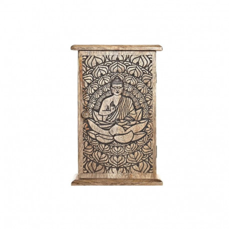 Key cupboard DKD Home Decor Brown Dark brown 18 x 7,5 x 28 cm