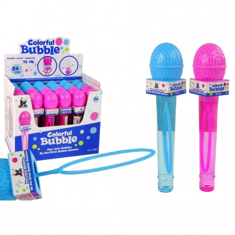 Bańki Mydlane Mikrofon 2 Kolory 70 ml